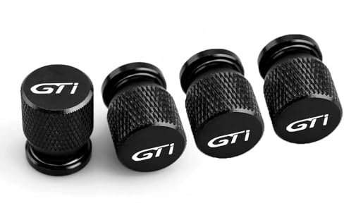 KardoL 4 Stück Hochwertige Ventilkappen Kompatibel mit für Peugeot GTI 206 207 208 306 307 308 4007 5008 407 106 - Stabiler Auslaufsicherer Ventildeckel,B