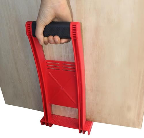 Drywall Carrier, 2 Pcs Panel Carrier, Plywood Lifting Tool, Panel Mover Plywood Carrier Heavy Duty Drywall Carrier Panel Mover Set 80KG Load Capacity (2 Pieces)