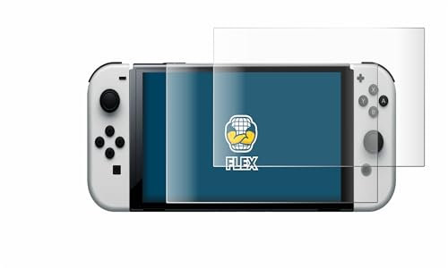 brotect Protection Intégrale 3D Incurvé pour Nintendo Switch OLED-Modell (2 Pièces) - Couverture Complète, Film Protection Écran