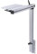 Pied de Table Amovible, Rotation 360° Pied de Table pour véhicule récréatif Pied Table détachable pour Ordinateur Portable, Support de Pied de Table en d'aluminium pour Camping-Car