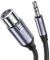 MOSWAG Cable XLR a Mini Jack, a los adaptadores de línea de Cannon a 3,5 mm, a los cables públicos de Cannon dorados a 3,5 mm son Compatible con Altavoces, Micrófonos, Tarjetas de sonido, Cámaras