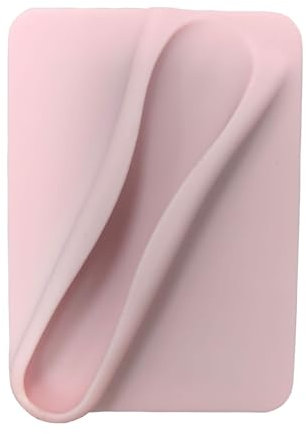 YOVALO Silicone Lipstick Phone Case, Lip Holder for Mobile Phone Adhesive Cover for iPhone and Android Mobile Phones (Pink)