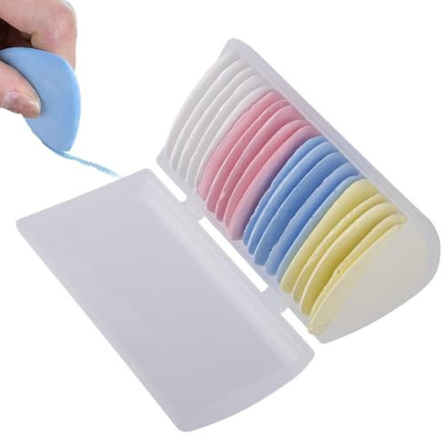 Yorajuy Schneiderkreide, 10/20/30/60 Stücke Schneiderkreidestift, Nähkreide, Boxed Stoffkreide, Kreidestift Nähen, Zum Markieren Von Diversen Stoffen Und Ledern