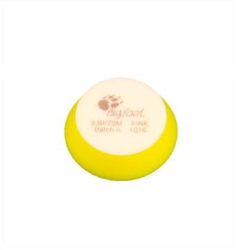 Nano Polierpad - 50/70 mm - gelb/grün/blau - Polierschwamm klett (gelb/fein)