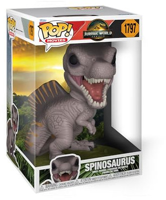 Funko Pop! Jumbo: Jurassic World: Rebirth - Spinosaurus - Vinyl-Sammelfigur - Geschenkidee - Offizielle Handelswaren - Spielzeug Für Kinder und Erwachsene - Movies Fans