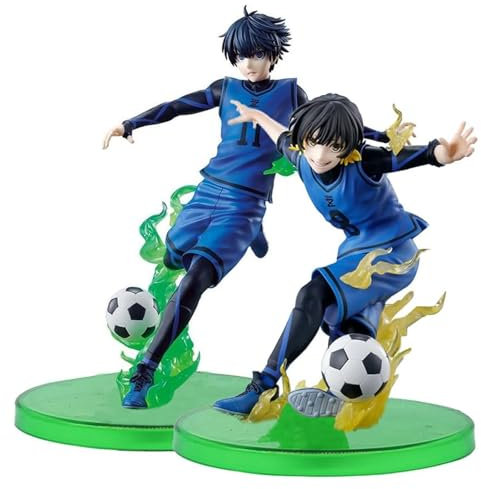 Epitome Blue Lock Aciton Figure Seishiro Nagi/Isagi Yoichi Anime Figurine PVC Model Statue Desktop Ornaments Decoration Souvenir Collection Gift for Fans (Style B)