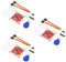 PN532 NFC NXP RFID Modul V3 Kit AYWHP 3PCS Nahfeldkommunikationsleser Modul Kit I2C,NFC RFID Card Read Module RFID Reader NFC Sticker kompatibel mit Arduino