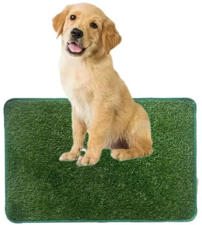 Hundeklo Kunstrasen Hundetoilette, Haustier-Rasenmatte, Hunde Training Rasenmatte, Wiederverwendbar Training Pee Pads für Kleine und Mittelgroße Haustiere (46 * 36 cm)
