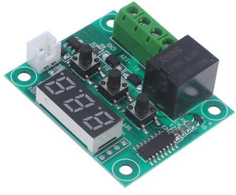 Veemoon Thermostatregler Mit Sensor Temperaturkontrollmodul Hochpräziser Elektronischer Temperaturcontroller Mit Temperaturanzeige Für Heizungs Kühlsysteme