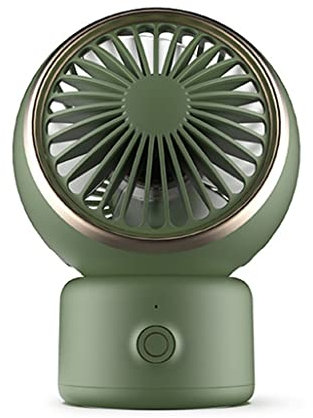 SELVFZ Electric fan,Tabletop Fan Quiet Portable USB Rechargeable Desktop Fan 4000mAh for Head Rotatable for Room