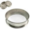 Heavy Duty Garden Riddle,Fine Mesh Soil Sieve,Stainless Steel Garden Sieve Riddle,Wire Mesh Strainer,Metal Fine,Small Strainer for Soil and Stones Gravel Compost Sand Grit Seed