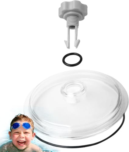 Pool Leaf Trap Deckel – Filtration Leaf Trap Cutter Deckel | Pup Pump Ersatz für Nicht passgenaue Teile, Deckel für Pool-Laubfallen mit - und Dichtungsring