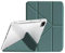 Étui pour iPad 2024, pour iPad Pro 13/11 M4, Air 11/13 M2, pour iPad Pro 12,9/11 Air 4/5 Mini 6, coque avec support en Y en acrylique transparent, vert foncé, pour iPad Air 13 pouces M2 (10e générat