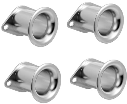 AKOOSY 4 STÜCKE Aluminium Air Horn Trichter Kompatibel für Corolla mit Doppelten Schraublöchern zur Einfachen Montage Glatter Oberfläche zur Luftstromoptimierung und Erhöhter Luftzufuhr