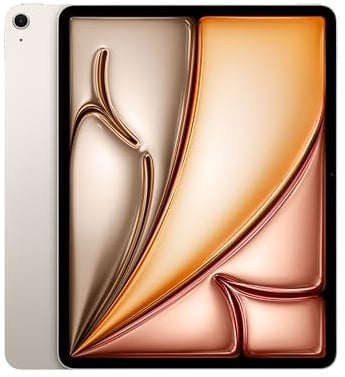 Apple iPad Air 13'' (M4): display Liquid Retina, 128 GB, fotocamera frontale e posteriore da 12MP, Wi-Fi 7 con chip Apple N1 – Galassia