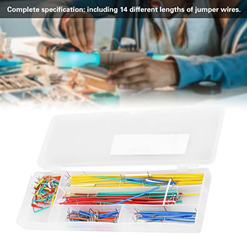 Generic 140 Pcs Breadboard Jumper Wire Kit Durable Flexible Breadboard Jumper Wires for Electronics Prototyping with Storage Box