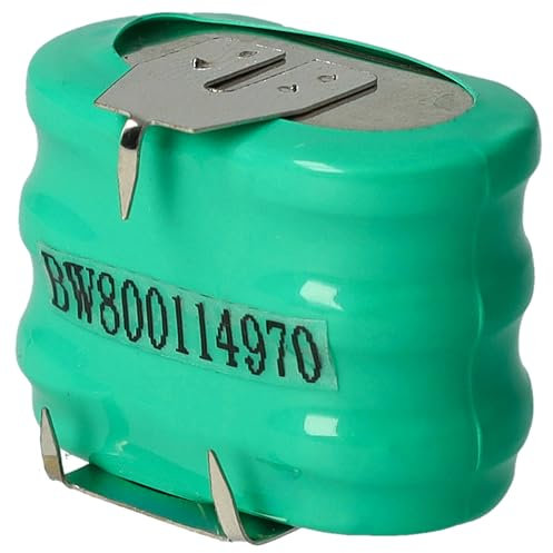 vhbw NiMH Ersatz Knopfzellen-Akku Typ 3/V150H 3-Pins 150mAh 3,6V kompatibel mit Modellbau-Akkus, Solar-Leuchten, Auto Alarm-Sirene UVM.