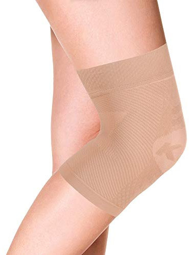 OrthoSleeve KS7 - Rodillera exclusiva con tecnología de compresión de 7 zonas, rodilla de corredor, rotuliana, ITBS, alivio del dolor de hinchazón y artritis, XXL natural
