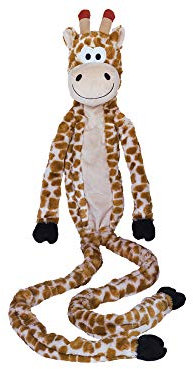 Nobby Plüsch Giraffe lang, mit Seil innen, 113 cm, 1 Stück