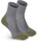 gipfelsport Wandersocken Herren & Damen, Outdoor Trekkingsocken | Hiking Socks, Wanderstrümpfe aus Merinowolle | Trekking Socken für Wandern mit extra Polster | Größe 45-47 I Grün, Dünn I 1x Paar