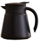 Skystal, Thermo- und Kaltkaffeekanne, doppelwandig, vakuumisoliert oder kühle Kaffeekanne, Mini-Edelstahl-Kaffeekanne, Milchkessel oder Teekanne oder Eiskännchen (765 ml) (schwarz)