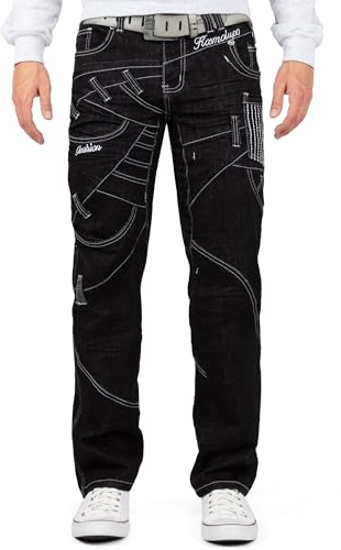 KOSMO LUPO Herren Jeans KM130-1-bans W38/L34