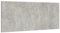 vidaXL Kopfteil Wand Bettkopfteil Betthaupt für Bett Doppelbett Schlafzimmerbett Schlafzimmermöbel Betongrau 200x1,5x80cm Holzwerkstoff