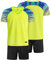 besbomig Jungen Fussball Uniform Trikots Set Kind Team Ausbildung Wettbewerb Sportbekleidung - Kurze Ärmel T-Shirt & Shorts Soccer Uniforms Trainingsanzug für Basketball Sport