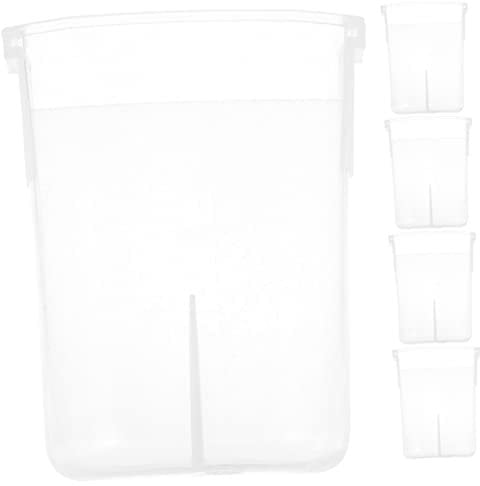 UPKOCH Rice Cooker Water Collection Box 5Pcs Universal Condensation Collector Cups 3X2.36In Steam Drip Tray Replacement Kitchen Accessory