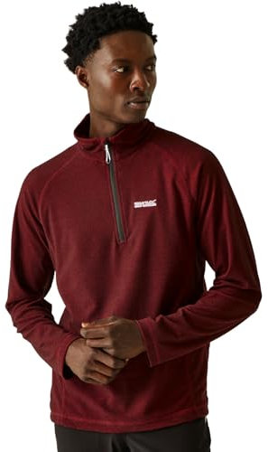 Regatta Men's Montes Lightweight Half Zip Fleece Pile, Danger Red, XL Uomo