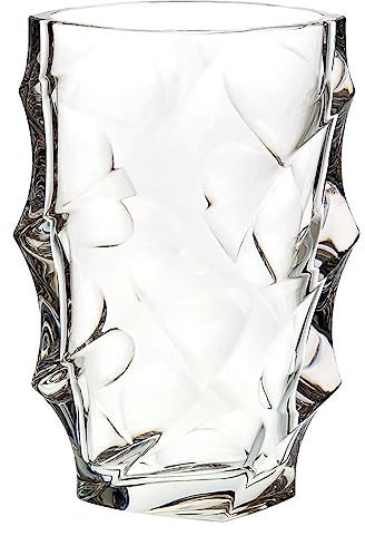 Morleos Blumenvase Dekovase Vase Kunststoff unzerbrechlich Unbreakable unzerstörbar bis 2.000 Spülgänge Gastronomie Haushalt Wohnung Restaurant Bar Deko Polycarbonat Gläser (27,6 cm)