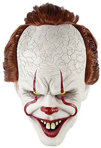 REVYV Creepy Joker It Stephen King's Latex Maske Horror Clown Lächeln Cosplay Halloween Maskerade Kostüm Requisiten