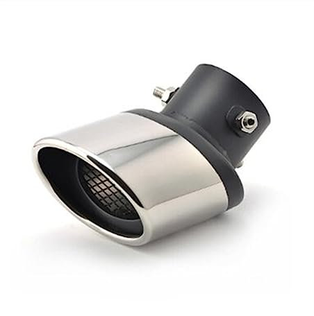 Nonuin Universal Auto Auto Auspuff Hinten Schwanz Kehle Liner Für B&MW E30 E34 E36 E39 E46 E53 E70 E60 E87 E90 E91 E92 Auto Auspuff Endrohr Auspuff-Abdeckung (Color : Bending)