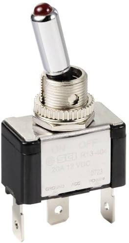 TRU COMPONENTS TC-11193840 Rocker Switch 12 V/DC 20 A 1x Aus/Ein-Verriegelung 1 Stück