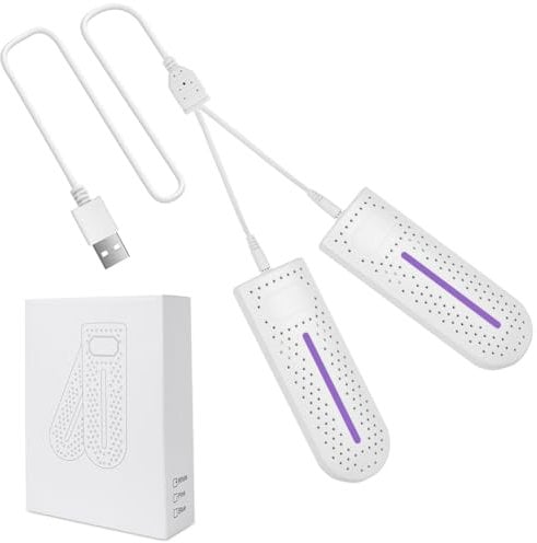 Flintronic Elektrischer Schuhtrockner, Schuhtrockner Elektrisch, Tragbarer Schuhtrockner, USB-Aufladung, Stiefeltrockner für Skischuhe Socken Schuhe Handschuhe