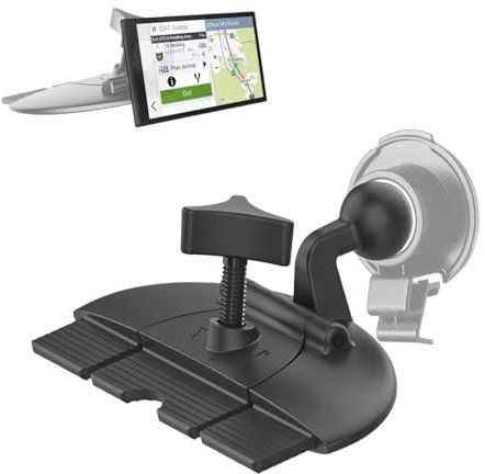 Epronic Support GPS pour Voiture, 17,2mm Adaptateur de Boule CD Fente Support de Téléphone, Support Réglable pour Voiture