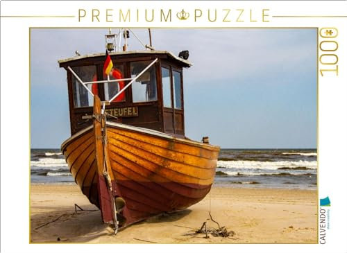 CALVENDO Puzzle Usedomer Seeteufel | 1000 Teile Lege-Größe 64 x 48 cm Foto-Puzzle für glückliche Stunden