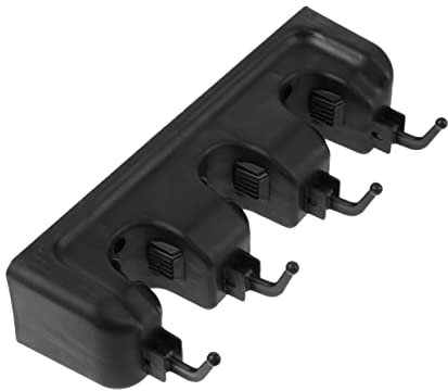 STOBAZA Soporte para trapeador Soporte de Pared para Colgar escobas Almacenamiento de fregona y Escoba estanterias almacenaje estanterias trastero Gancho Herramientas Montado en la Pared