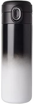 HGDXDP Insulated Cup Thermos Bottle Sport Flask 304 Stainless Steel 360ml Insulated Cup Travel Coffee Flask Water Bottles(Schwarz)