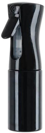 Uervoton Spray Bottles Continuous Ultra Fine Mist Empty Water Bottles Hairdresser Spray Bottles Salon Hairdresser Hair Tool Water Sprayer (200ML, Black)