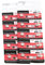 Lot de 20 piles bouton AG1/LR621 - Longue durée de vie - 1,5 V - Pour montres et petits appareils électroniques