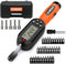 coobeast 38pcs Digital Torque Screwdriver, 1.01-106.2 in-lbs/0.11-12 Nm, 1/4 inch Drive Electronic Adjustable Torque Wrench Set Vibration with Buzzer/LED Notification for Gunsmithing, Scope Mounting