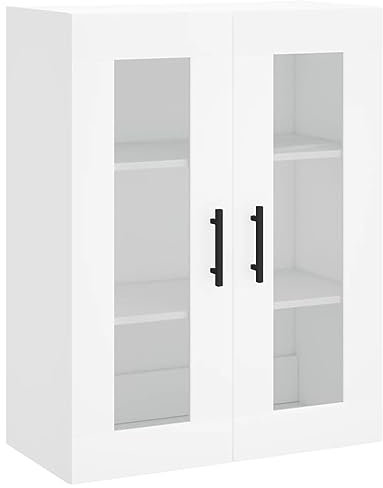 HEFZGDB Wandschrank Weiß 69,5x34x90 cm Seidbord Wohnzimmer Küchenschrank Sideboard Wohnzimmer Mehrzweckschrank für Küche Wohnstube Dessert Shop Speisesaal