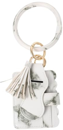 SAFIGLE Lippenstiftetui Als Kartenetui Und Armband Lippenstifthülle Und Lippenbalsam-schlüsselanhänger Kartenbeutel-Armband Für Reisen Und Partys
