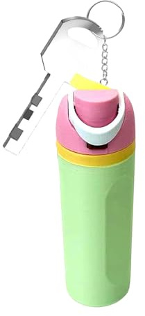 Luieonm Mini Water Bottle Keychain Small Bag Charm Pendant | 3D Printed Portable Water Bottle Key Chain for Kids Boys Girls Women Men Adults Home Travel