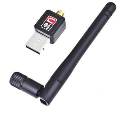 Gadpiparty Wireless Network Card Usb Wlan Wifi Wireless Lan Dongle Adapter Mbit Antenne for Laptop Computer Internet Connection