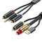 Whltzf Cable Cable Coaxial/óptico A Adaptador 3.5 Mm con Enchufes Simples Y Configuraciones Reproducción Digital A Analogs Adaptador