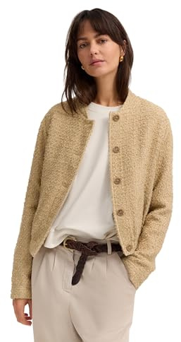 bugatti Damen Jacke W4170-14804 | im Bouclé-Blouson-Style mit Collegekragen
