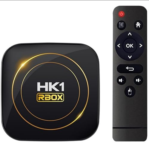 Android TV Box 12.0, HK1 TV Box 4GB RAM 32GB ROM Allwinner H618, Android Box Support 8K 3D 2.4/5.0GHz WIFI6 BT5.0,100M Ethernet HD 2.0 Smart Box TV