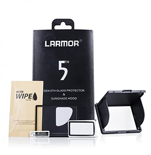 GGS Larmor selbstklebend Optisches Glas LCD-Displayschutzfolie für Fujifilm X-T1/x-t2/x-a3 – Transparent